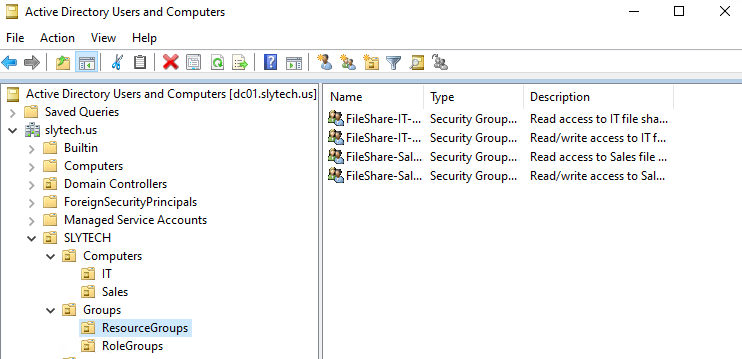 ResourceGroups OU expanded